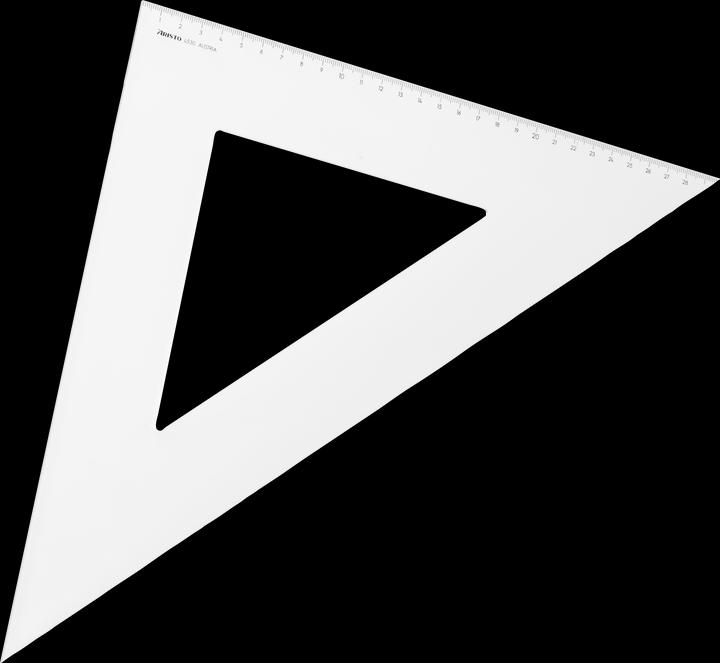 Actual product image Aristo Triangle plastic 45° (2970 mm)
