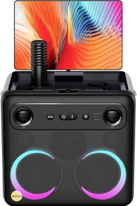 Produktbild Ikarao Karaokebox Break X2 10" Screen 2 Mikrofone, 600W
