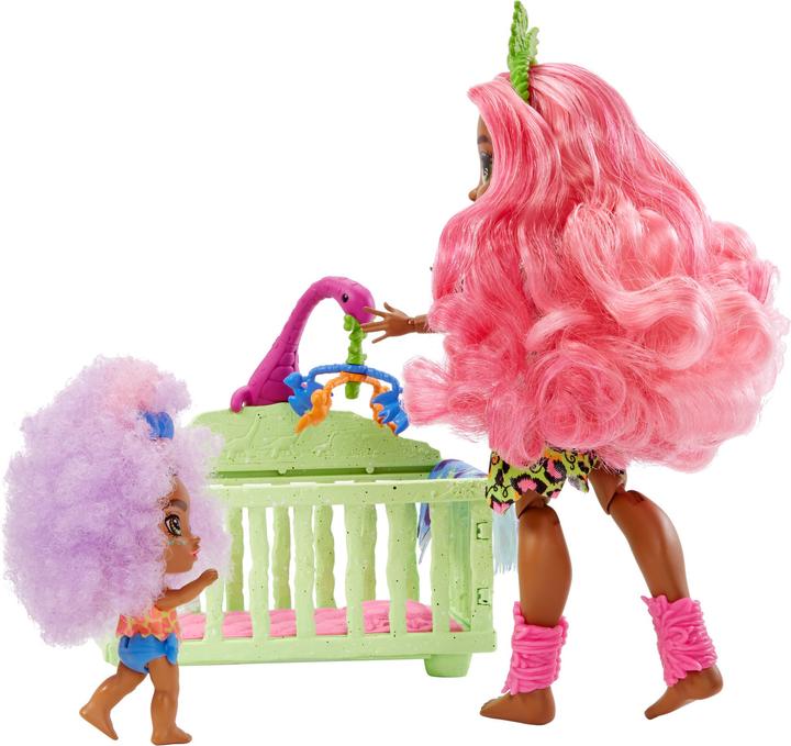Actual product image Cave Club Wild About Babysitting Playset + Fernessa & Furrah Dolls