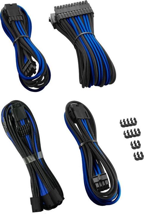 CableMod Pro ModMesh 12VHPWR Cable Extension Kit - schwarz/blau