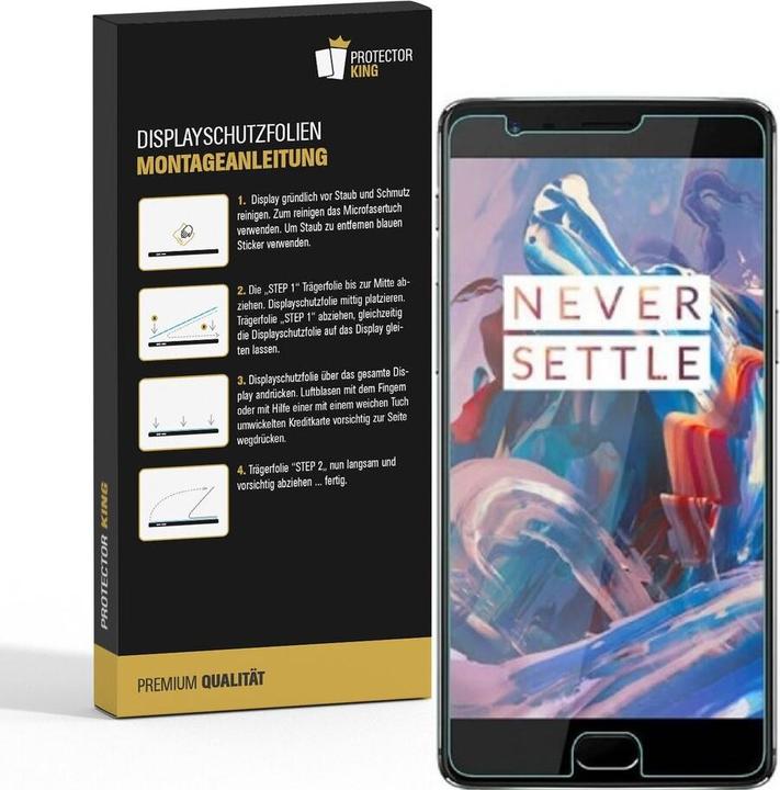 Produktbild Protectorking 6x Premium Displayschutzfolie Matt Entspiegelt (6 Stück, OnePlus 3)