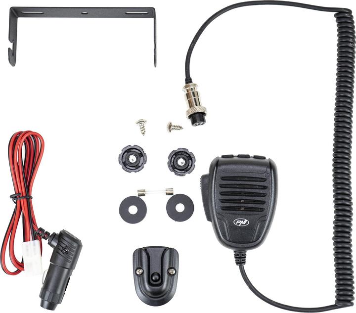Actual product image PNI CB Escort HP 9700 USB radio package and Extra 40 CB antenna with magnetic base, 12V/24V (7 km)