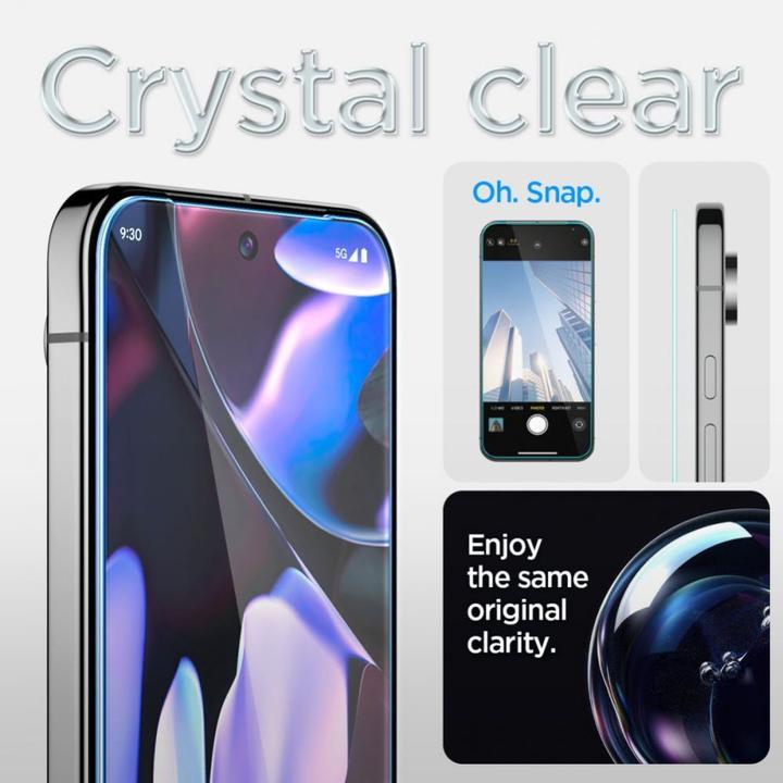 Immagine prodotto Spigen Proteggi schermo in vetro temperato EZ Fit Google Pixel 9 Pro XL 2-Pack (2 Pezzo/i, Google Pixel 9 Pro XL)