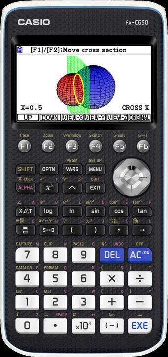 Actual product image Casio FX-CG50 (Batteries)