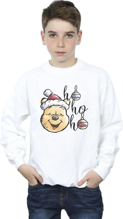 Actual product image Disney Boys Winnie The Pooh Ho Ho Ho Baubles Sweatshirt (152, 158)