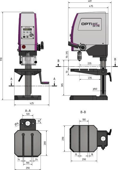 Productafbeelding Optimum Stürmer - Boormachine OPTIdrill DX 17E