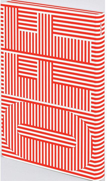 Image du produit Nuuna Carnet de notes Graphic L On-Off 22 x 16.5 cm, Dot, rouge/blanc (22 x 16,5 cm, Pointillés, Couverture souple)