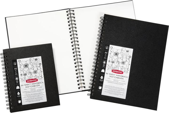 Produktbild Derwent Skizzenbuch (A4, Blanko, Harter Einband)