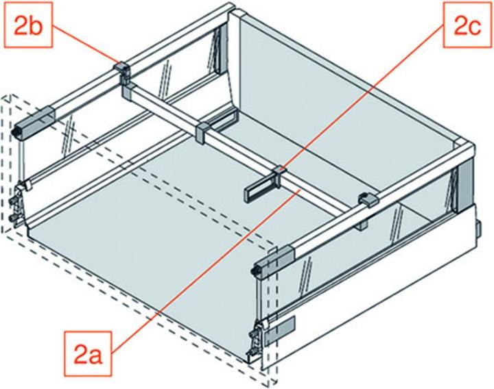 Produktbild Blum Längsteiler für Querreling ORGA-LINE