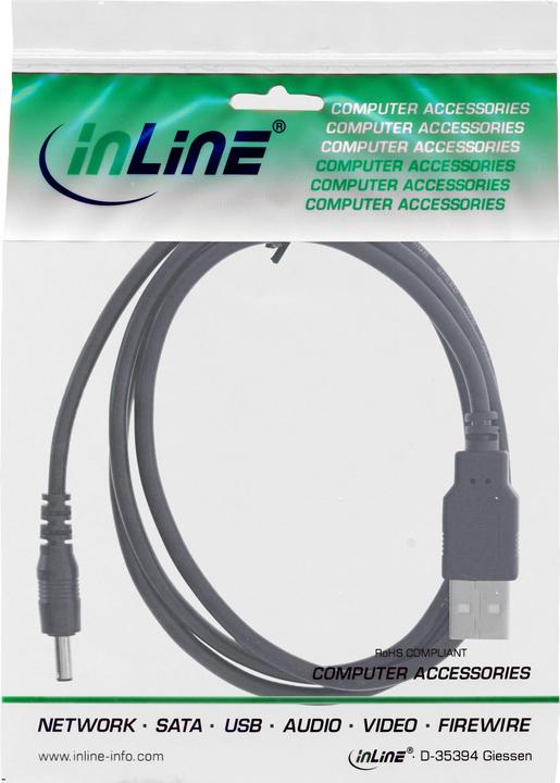 Actual product image InLine USB A - DC plug (3 m)