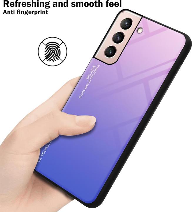 Productafbeelding Cadorabo TPU 2 kleuren glasdekking (Samsung Galaxy S21 5G)