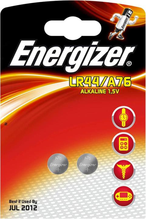 Actual product image Energizer Lr44 A76 (2 pcs., LR44, 150 mAh)