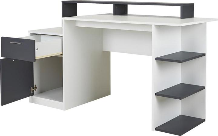 White, Anthracite grey
