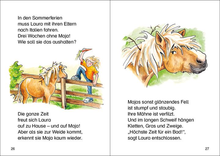 Produktbild Leselöwen - Das Original - 7-Minuten-Geschichten zum Lesenlernen - Im Galopp ins Ponyglück (Deutsch, Loewe Erstes Selberlesen, Loewe Erstlesebücher, 2023)
