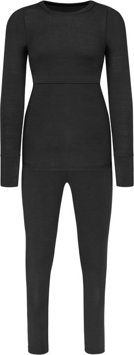 Image du produit Normani Sous-vêtements en mérinos - Ensemble de maternité - T-shirt à manches longues et caleçon - 8795 (XS)