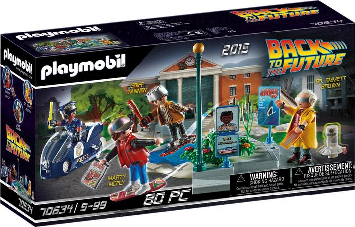 Actual product image Playmobil Back to the Future Part II Pursuit with Hoverboard (70634, Playmobil Back to the Future)