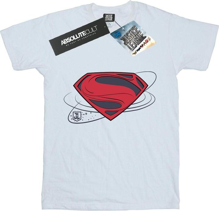 Actual product image Boys Justice League Movie Superman Logo T-Shirt (152, 158)