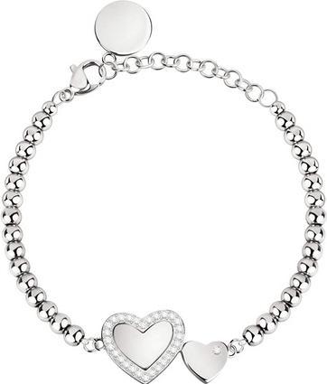 Immagine prodotto Morellato Bracciale a sfere in acciaio con cuori SOR24 (L) (Acciaio inossidabile)