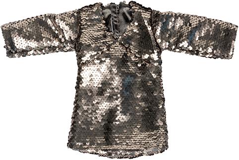Produktbild I'm a Girly Glitter Kleid silber