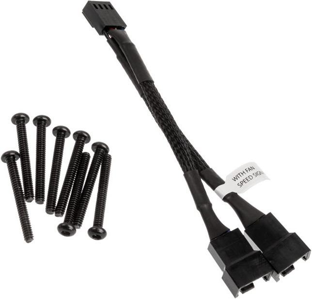 Actual product image EKWB EK-Vardar EVO 140ER Black BB (500-2000rpm) - 2-pack (140 mm, 2 x)