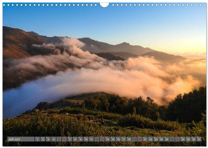 Actual product image Weitwandern auf Korsika GR 20 (Wandkalender 2025 DIN A3 quer), Monatskalender (A3, German)