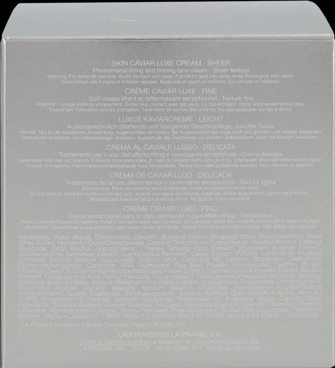 Produktbild La Prairie Luxe Cream Sheer (50 ml)