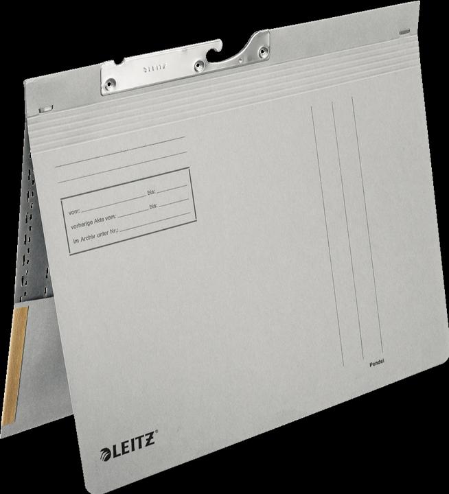 Produktbild Leitz Pendelhefter, mit Tasche, A4, grau (A4, 50 x)