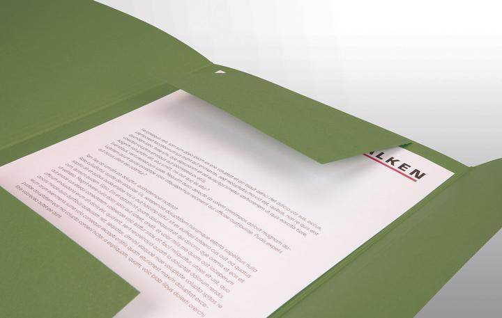 Actual product image Falken Folder, DIN A4, flaps, manila cardboard (A4, 1 x)