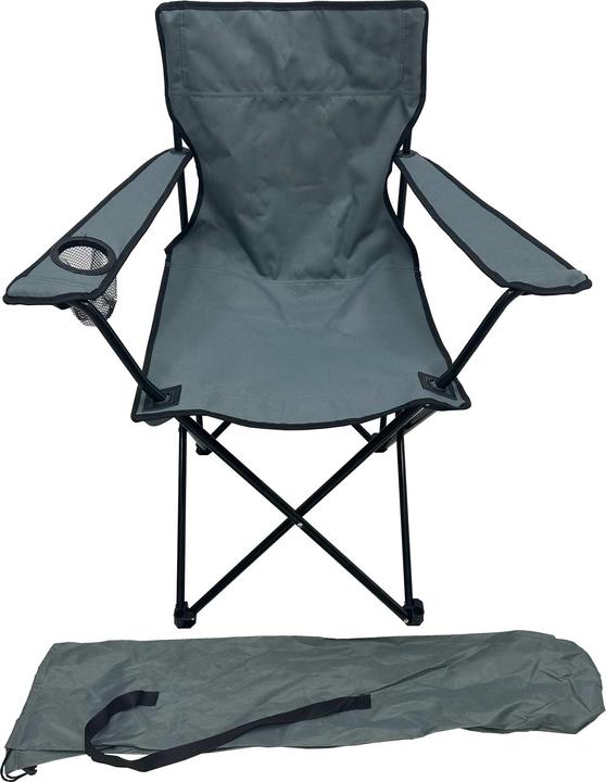 Produktbild Mojawo 3-teiliges Campingmöbel Set Tisch schwarz + Campingstühle mit Tasche