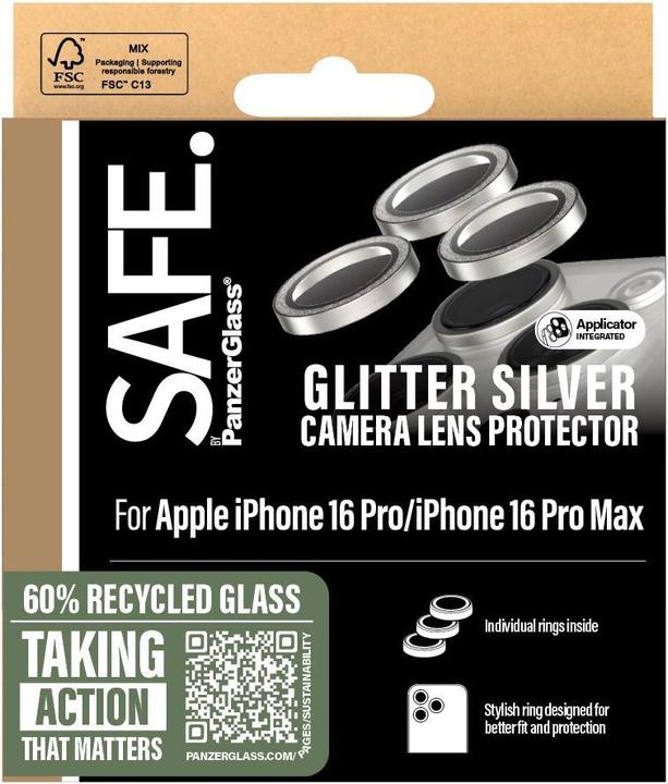 Produktbild PanzerGlass Safe. (1 Stück, Apple iPhone 16 Pro, Apple iPhone 16 Pro Max)