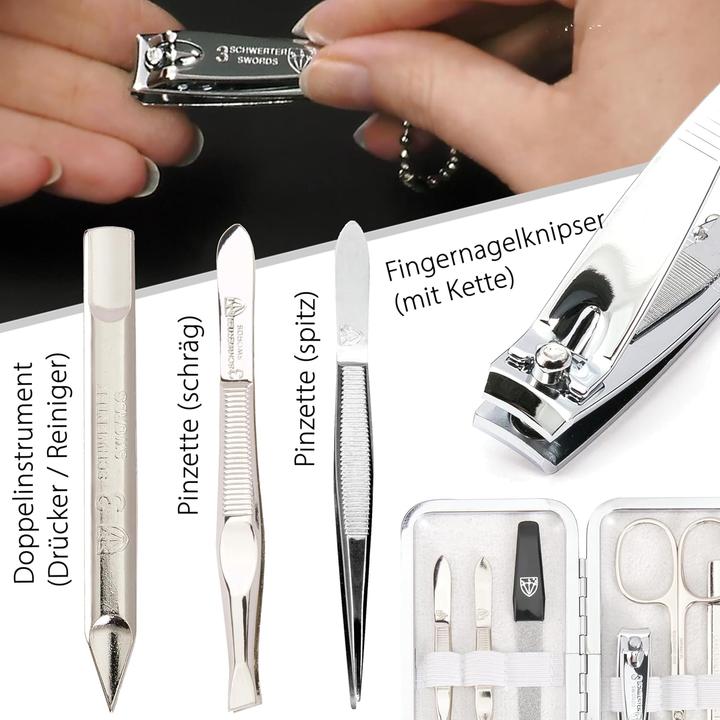 Image du produit Drei Schwerter Kit de soin des ongles 'Lucca' 6 pièces
