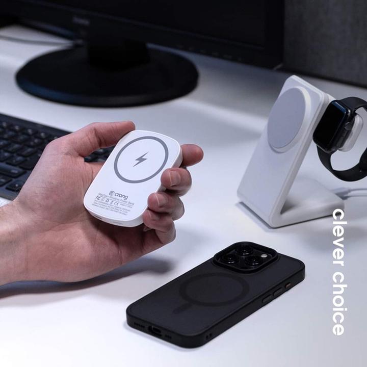 Actual product image Crong Power bank with MagSafe, USB-C PD (5000 mAh)