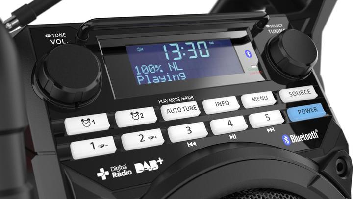 Produktbild PerfectPro Baustellenradio TEAMPLAYER 2 (DAB+, FM, Bluetooth)