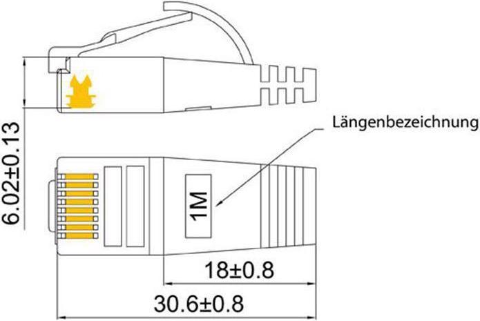 Productafbeelding Wirewin Netwerkkabel (STP, CAT6, 1 m)