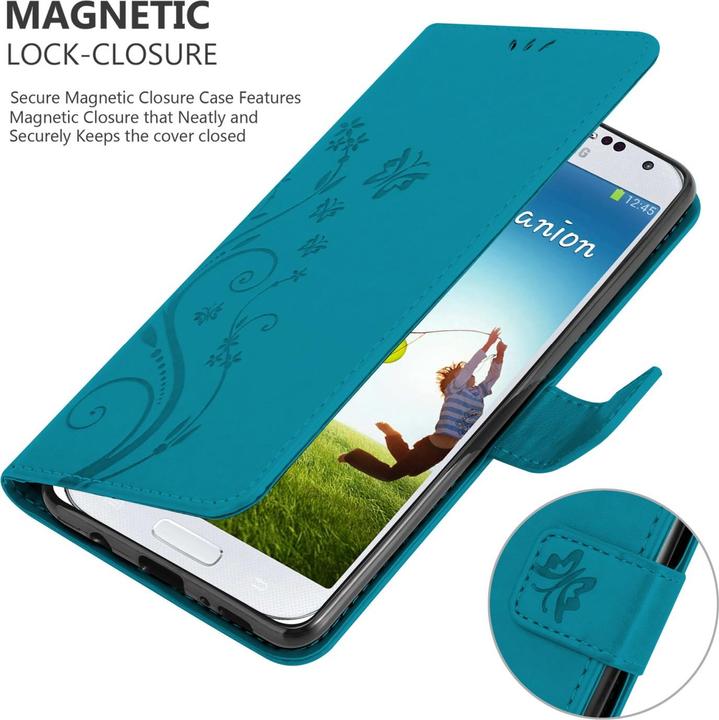 Immagine prodotto Cadorabo Custodia a libro floreale per Samsung Galaxy S4 (Samsung Galaxy S4)