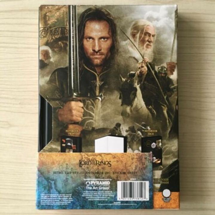 Produktbild Lord of the rings Notizbuch Vhs (Liniert)