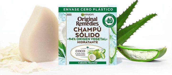Immagine prodotto Garnier Original Remedies Champu Solido Cabello Normal 60g (Shampoo solido)