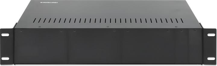 Image du produit Intellinet Boîtier de convertisseur de média 14 slots 48,26 cm 19 pouces rack 2U alimentation redondante