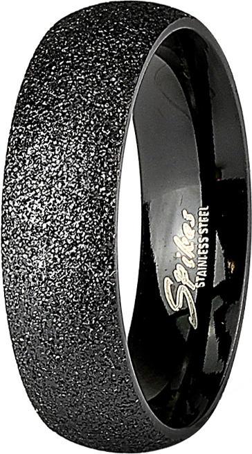 Produktbild Star Piercing Ring schwarz gesprenkelt (ohne Messing, Chirurgenstahl 316L)