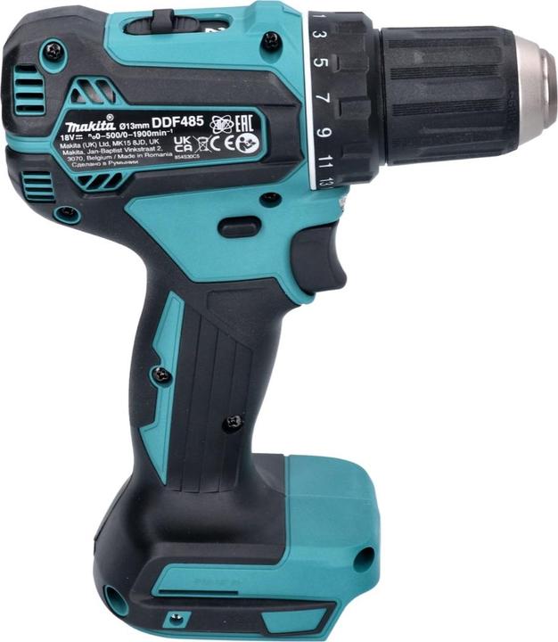 Actual product image Makita DDF 485 T1 cordless drill driver 18 V 50 Nm Brushless + 1x battery 5.0 Ah - without charger (Rechargeable battery operated)