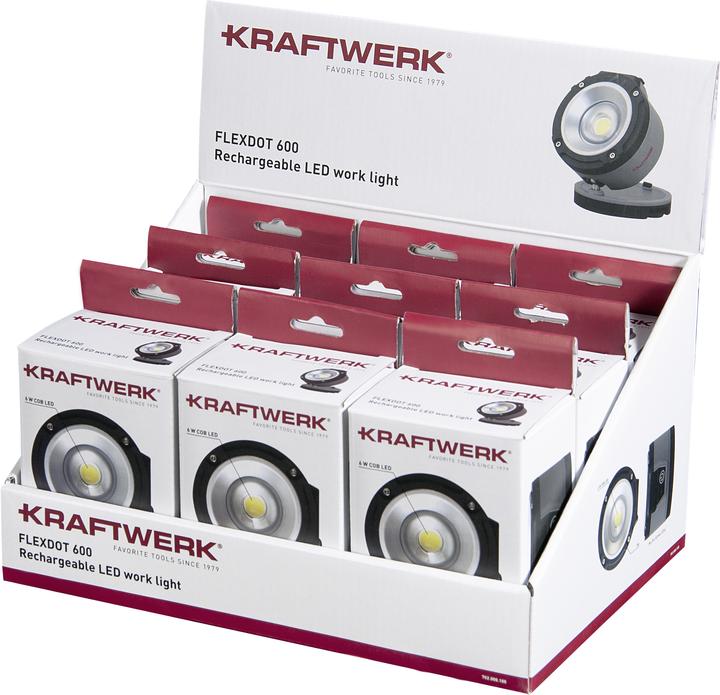Produktbild Kraftwerk Flexdot 600 9Stk. (600 lm)