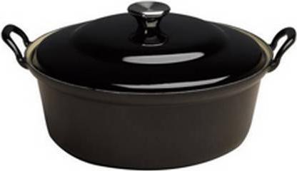 Image du produit Le Creuset Creuset faitout braadpan met plaatstan deksel 1,3 liter 20 cm gietijzer zwart (2 cm, Cocotte + faitout, Acier inoxydable)