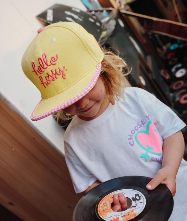 Produktbild Hello Hossy Chessy Pink Cap - Gelb / Pink (48, 49, 50, 51, 52)