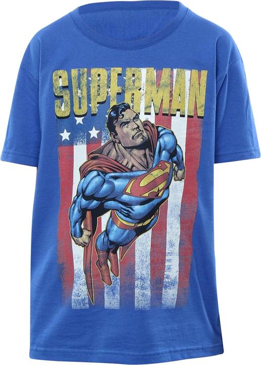 Actual product image Superman Boys Flight Cotton T-Shirt (140, 146)