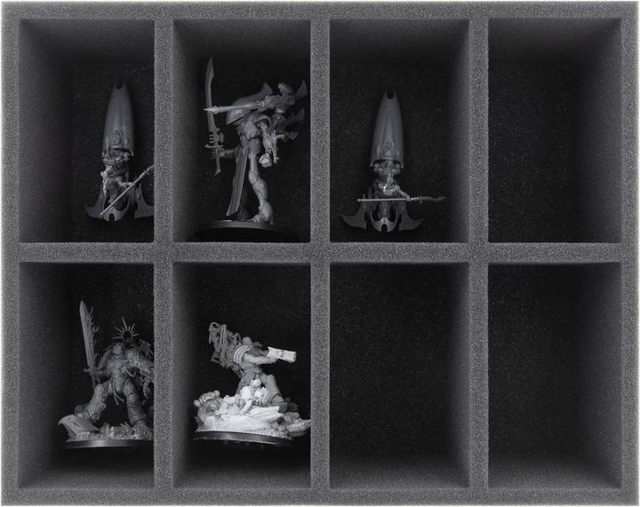 Feldherr FS090A001 - Insert en mousse pour Craftworlds - 8 compartiments (Mousse)