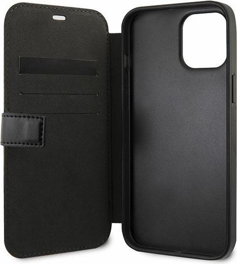 Immagine prodotto BMW BookCase Carbon Contrast per Apple iPhone 12 Pro Max - nero (Apple iPhone 12 Pro Max)