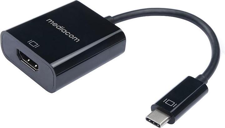 Mediacom MD-C305 USB Typ-C HDMI Videokabel und Adapter Schwarz (USB Typ-C, HDMI)