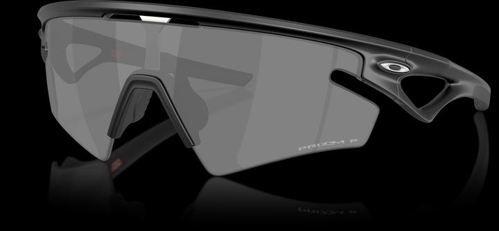 Actual product image Oakley Sphaera Slash (PRIZM BLACK POLARISED, Mat Black, Prizm Black Polarized, Matte Black Ink)