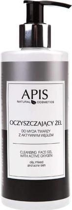 Produktbild Apis Natural Cosmetics Apis Cleansing Facial Cleansing Gel With Activated Charcoal 300Ml (Gel, 300 ml)