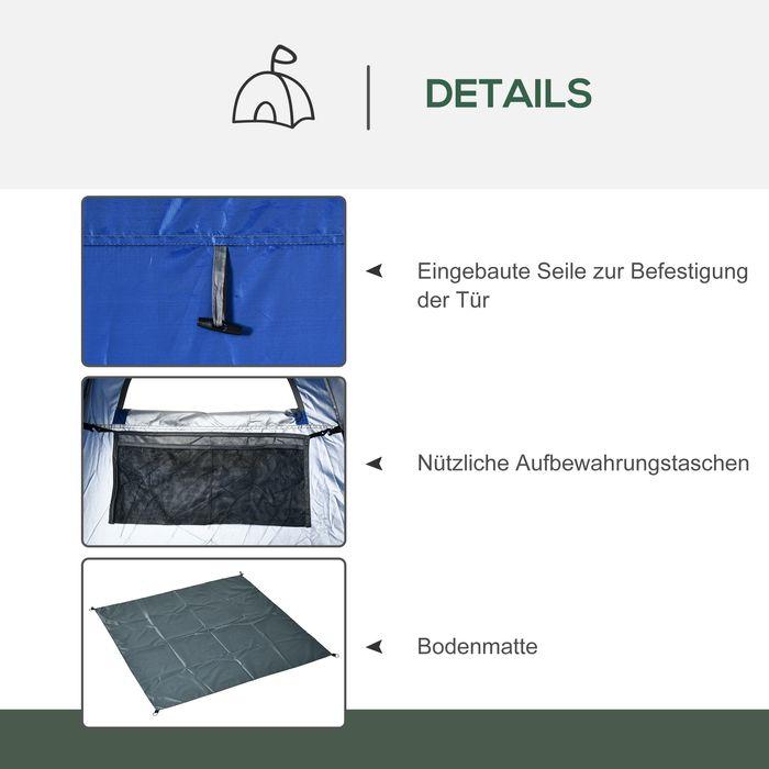 Immagine prodotto Swisshandel24 Tenda pop up Tenda da doccia Tenda da toilette da campeggio con borsa da trasporto Toilette mobile (Tenda gonfiabile)
